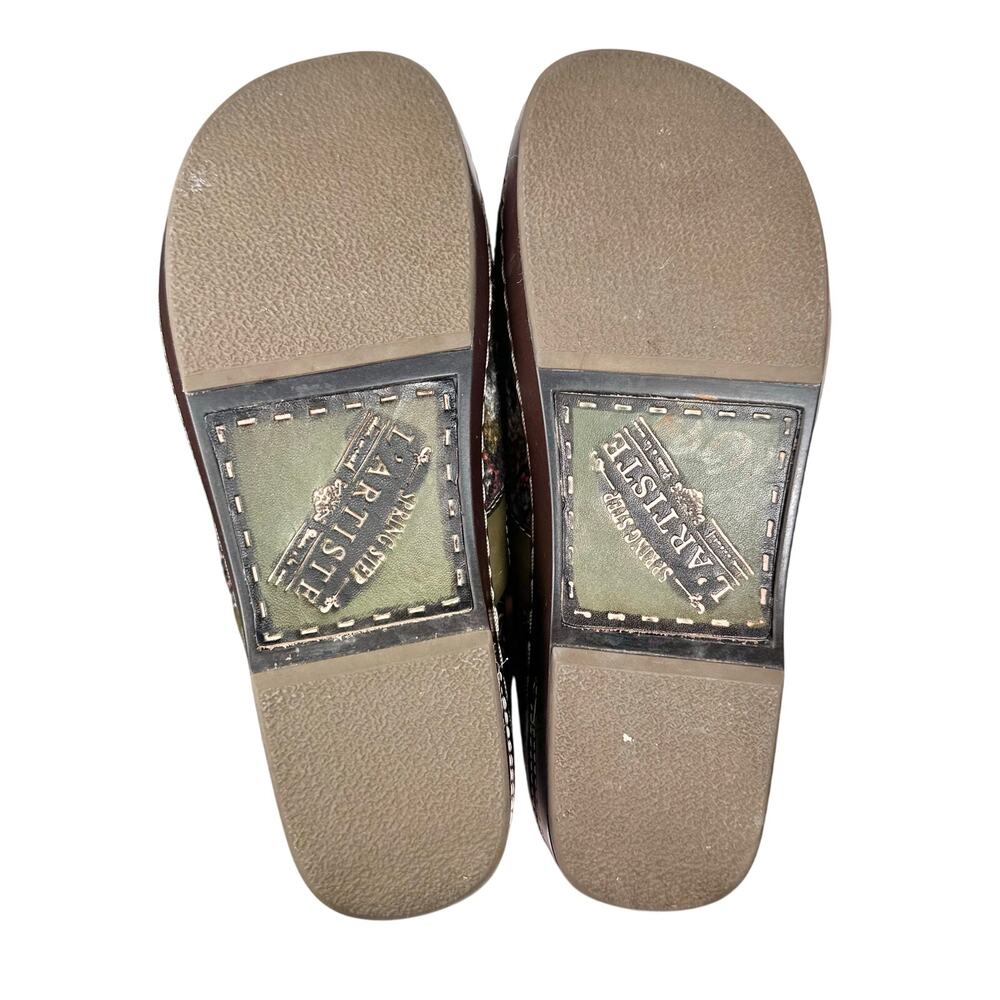 L’Artiste Spring Step | Women | Zagabank Art Knit Leather Slip-On Shoes | US 6.5 - Picture 5 of 13